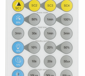 LCB LED Europe  UFO Highbay Accessoire | Afstandsbediening voor Bewegingssensor Programmering