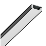 Braytron U-profiel compleet set Zwart - LED Strip Aluminium profiel  |  2000x17x7mm incl. montage materiaal en afdekkap Braytron U-profiel compleet set Zwart - LED Strip Aluminium profiel  |  2000x17x7mm incl. montage materiaal en afdekkap