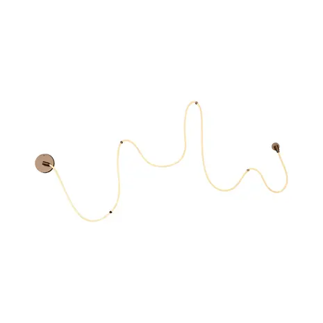 Lucide Dimbare LED Lichtslang Wandlamp - Champagne JANDERIN - TW Tunable White CCT  2200K-3300K  | 5 Meter  NEON FLEX - Handbewegingssensor