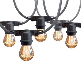 Kobi Prikkabel lichtslinger MIMOSA - 20m - 20x LED LampE27 - Excl. lichtbron