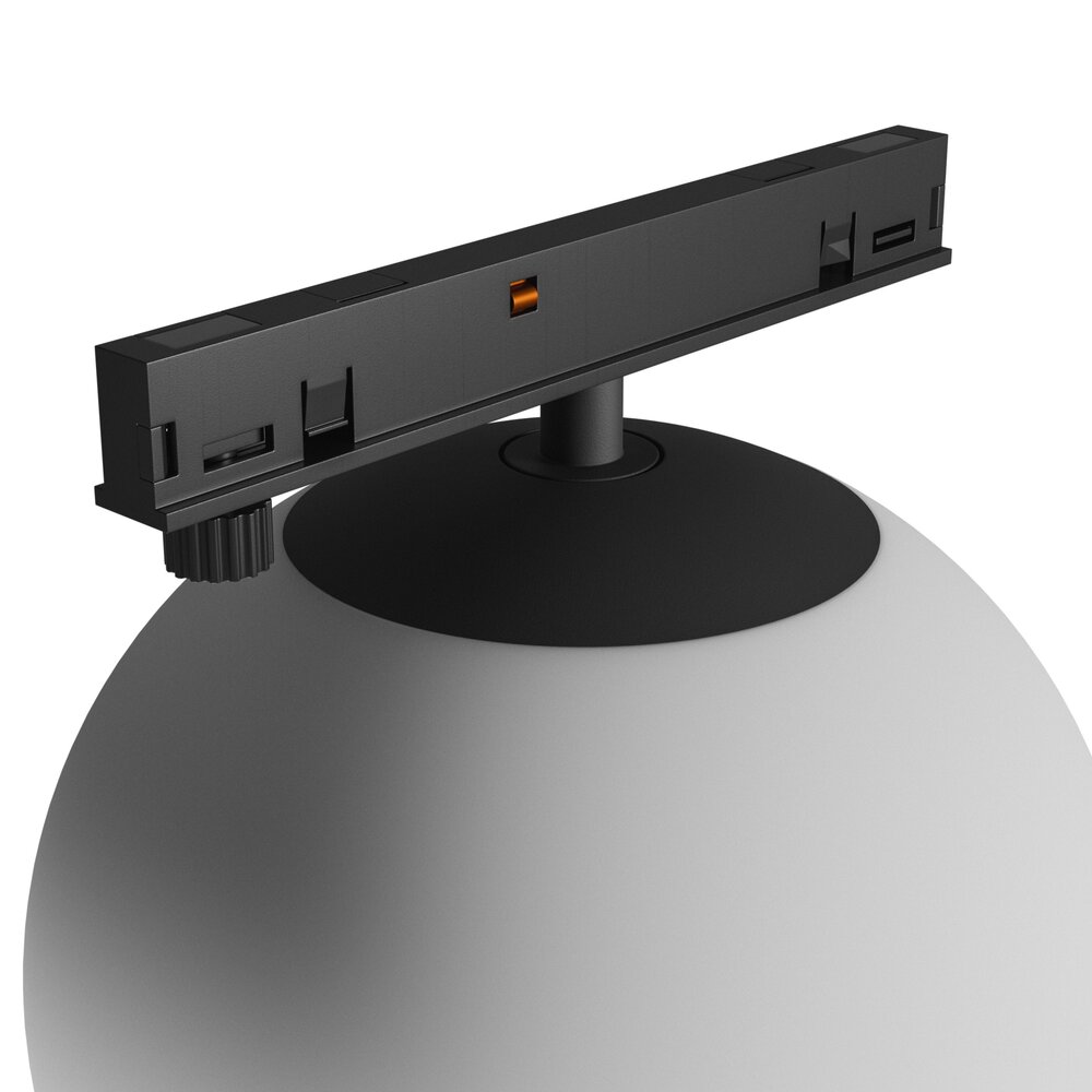 Spectrum LED Railsysteem NANO SHIFT - Globe - Zwart - 7W - 3000K Warm wit - 615lm - IP20 - 100x120mm | 48V Magnetische Railspot Spectrum LED Railsysteem NANO SHIFT - Globe - Zwart - 7W - 3000K Warm wit - 615lm - IP20 - 100x120mm | 48V Magnetische Railspot