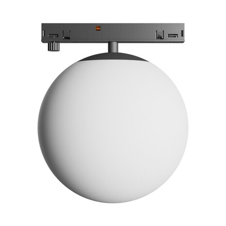 Spectrum LED Railsysteem NANO SHIFT - Globe - Zwart - 7W - 3000K Warm wit - 615lm - IP20 - 100x120mm | 48V Magnetische Railspot Spectrum LED Railsysteem NANO SHIFT - Globe - Zwart - 7W - 3000K Warm wit - 615lm - IP20 - 100x120mm | 48V Magnetische Railspot