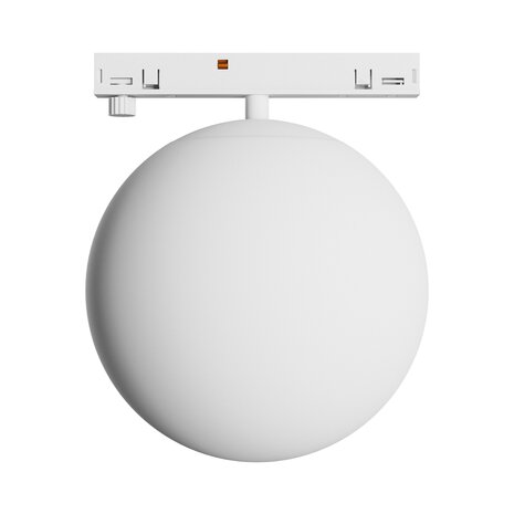Spectrum voor de installateur: Betaalbare kwaliteit en veelzijdige LED-oplossingen LED Railsysteem NANO SHIFT - Globe - Wit - 7W - 3000K Warm wit - 615lm - IP20 - 100x120mm | 48V Magnetische Railspot