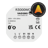 Casambi Vadsbo Casambi Relais - Slimme Schakelaar - 13A | Max 3000W - R3000WCM