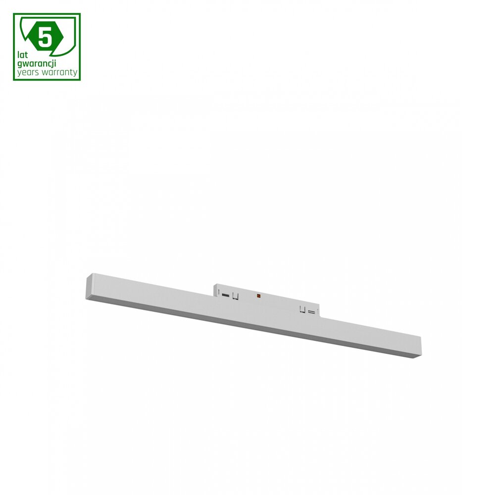 Spectrum voor de installateur: Betaalbare kwaliteit en veelzijdige LED-oplossingen LED Railsysteem NANO SHIFT - Line S Linear - Wit - 10W - 3000K Warm Wit - 955lm - IP20 - 300x12x30mm | 48V Magnetische Railspot
