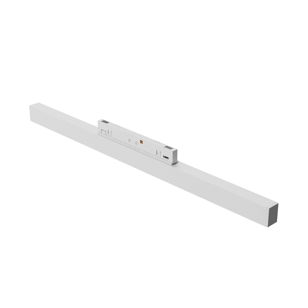 Spectrum voor de installateur LED Railsysteem NANO SHIFT - Line S Linear - Wit - 10W - 3000K Warm Wit - 955lm - IP20 - 300x12x30mm | 48V Magnetische Railspot