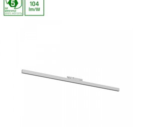 Spectrum voor de installateur LED Railsysteem NANO SHIFT - Line M Linear - Wit - 20W - 3000K Warm Wit - 2085lm - IP20 - 600x12x30mm | 48V Magnetische Railspot
