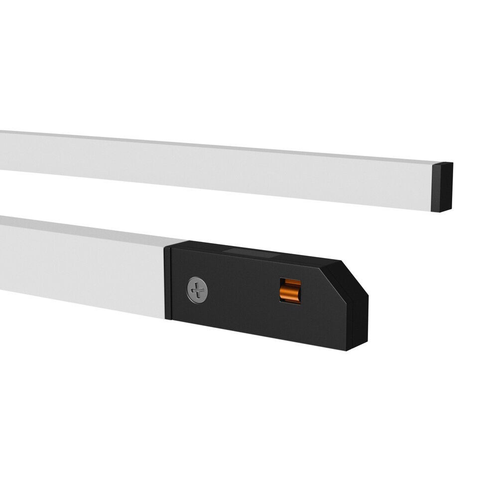 Spectrum voor de installateur: Betaalbare kwaliteit en veelzijdige LED-oplossingen LED Railsysteem NANO SHIFT - Stripe M - Zwart - 6W - 3000K Warm Wit - 500lm - IP20 - 547x6x10mm | 48V Magnetische Railspot