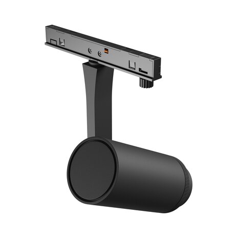 Spectrum LED Railsysteem NANO SHIFT - Spot Zoom - Zwart - 7W - 3000K Warm Wit - 615lm - IP20 - 40x80x145mm | 48V magnetische Railspot Spectrum LED Railsysteem NANO SHIFT - Spot Zoom - Zwart - 7W - 3000K Warm Wit - 615lm - IP20 - 40x80x145mm | 48V magnetische Railspot