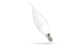 Spectrum LED kaarslamp - E14 - C37 - 4W  - 4000k Neutraal wit - 340lm | vervangt 40W