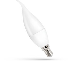 Spectrum voor de installateur LED kaarslamp - E14 - C37 - 4W  - 4000k Neutraal wit - 340lm | vervangt 40W