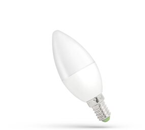 Spectrum voor de installateur LED Kaarslamp - E14 - C37 - 6W - 520lm - 3000K Warm wit - | Vervangt 60W