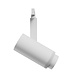 Spectrum voor de installateur LED Railsysteem NANO SHIFT - Spot Zoom - Wit - 7W - 3000K Warm Wit - 615lm - IP20 - 40x80x145mm | 48V Magnetische Railspot