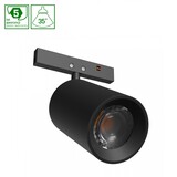 Spectrum LED Railsysteem NANO SHIFT - SPOT - Zwart - 5W - 3000K Warm Wit - 390lm - IP20 - 35x55x81mm | 48V Magnetische Railspot