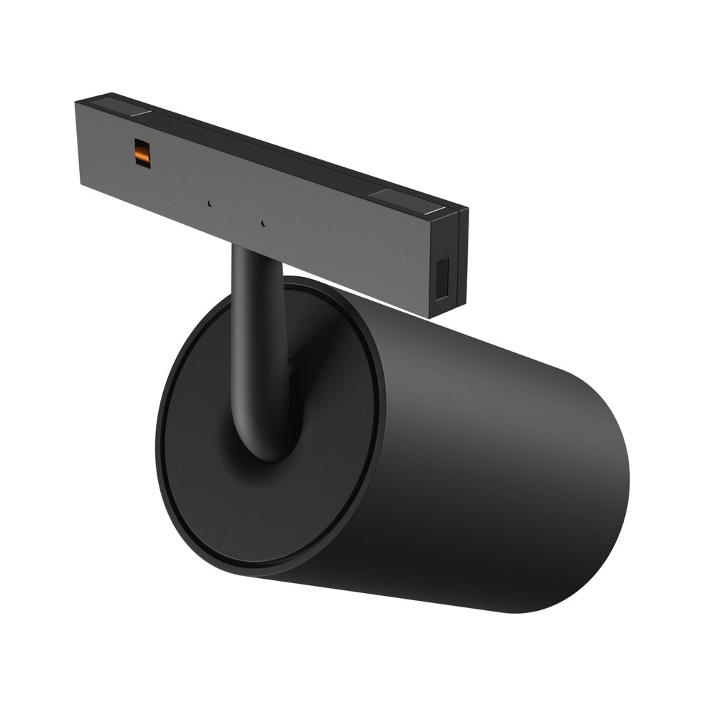 Spectrum voor de installateur LED Railsysteem NANO SHIFT - SPOT - Zwart - 5W - 3000K Warm Wit - 390lm - IP20 - 35x55x81mm | 48V Magnetische Railspot