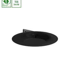 Spectrum voor de installateur LED Railsysteem NANO SHIFT - Schotel - Zwart - 7W - 3000K Warm Wit - 615lm - IP20 - 170x40mm | 48V Magnetische Railspot