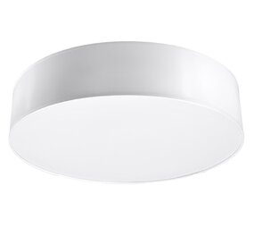 Sollux Lighting Plafondlamp Arena Ø55 cm – Rond Wit – 4x E27 LED – IP20