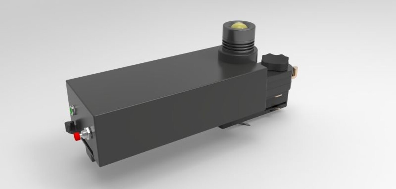 LCB LED Europe  LED Spanningsrail 3-Fase Noodarmatuur - Zwart - 3W - 5700K -