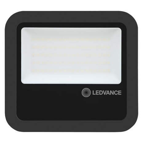 Ledvance Zakelijk: Professionele LED Verlichting & Armaturen | voor de installateur LED Breedstraler Zwart IP66 - 69- 53 W 10000- 8000Lm Multi Lumen Switch - 4000K 840 Koel Wit | Symmetrisch - Vervangt 250W