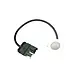 Bewegingsmelder Passief infrarood Sensor 80MM - IP23 | Wieland Gst18i6 - 50CM -  M-ZWT in /  F-WT uit - Type SB02BL2.010 Bewegingsmelder Passief infrarood Sensor 80MM - IP23 | Wieland Gst18i6 - 50CM -  M-ZWT in /  F-WT uit - Type SB02BL2.010