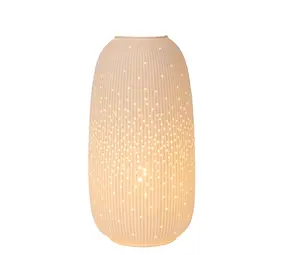 Lucide FLORES - Tafellamp - Ø 17,5 cm - 1xE14 - Wit