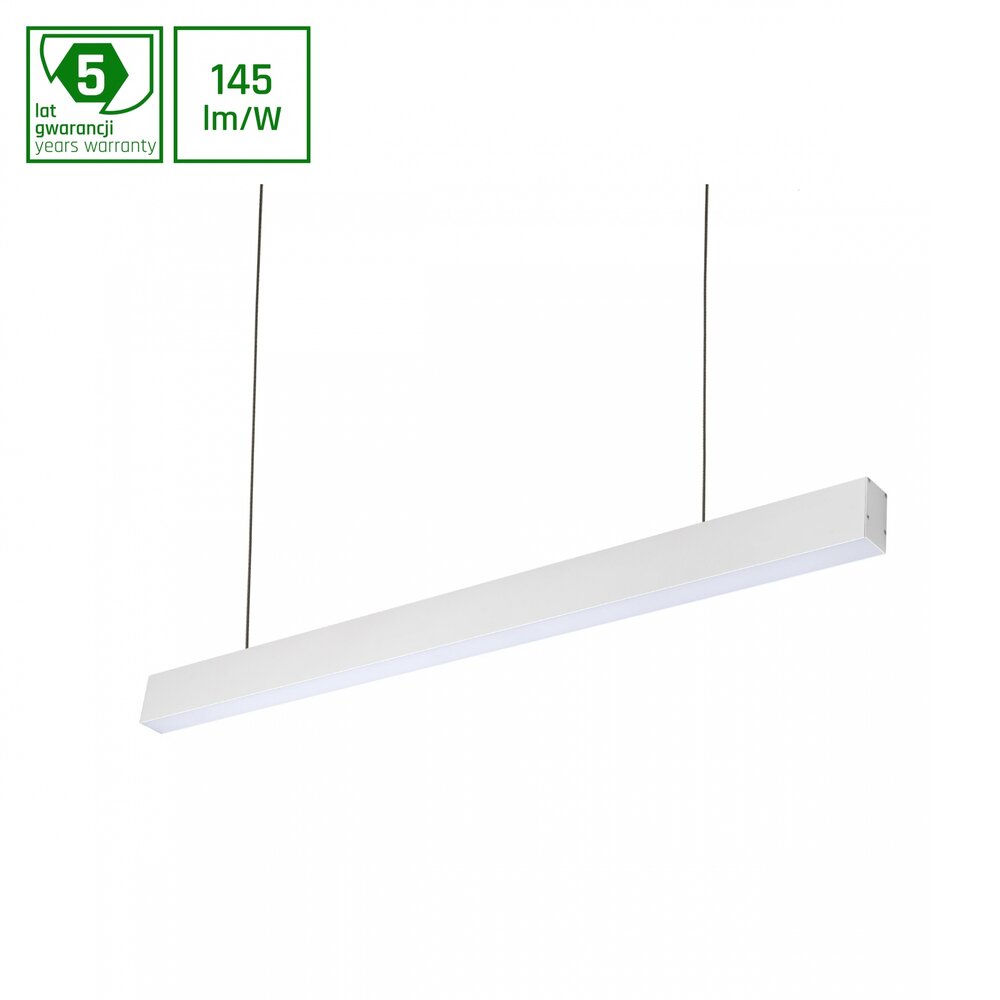 Spectrum voor de installateur LED Lineair Pendelarmatuur - ALLDAY Wit - 46W 6670Lm - TW Tunable White 930-960 3000-6000K | Casambi Dimbaar - 1680x70mm - Opaal