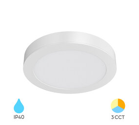 Braytron LED Plafondlamp - 12W 1120 - CCT - Wit - Rond