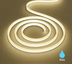 Braytron LED Strip - 100m - 230V AC - 6W 350lm p/m - 3000K 830 - Neon - IP65