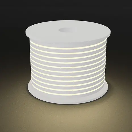 Braytron LED Strip - 100m - 230V AC - 6W 350lm p/m - 3000K 830 - Neon - IP65 Braytron LED Strip - 100m - 230V AC - 6W 350lm p/m - 3000K 830 - Neon - IP65