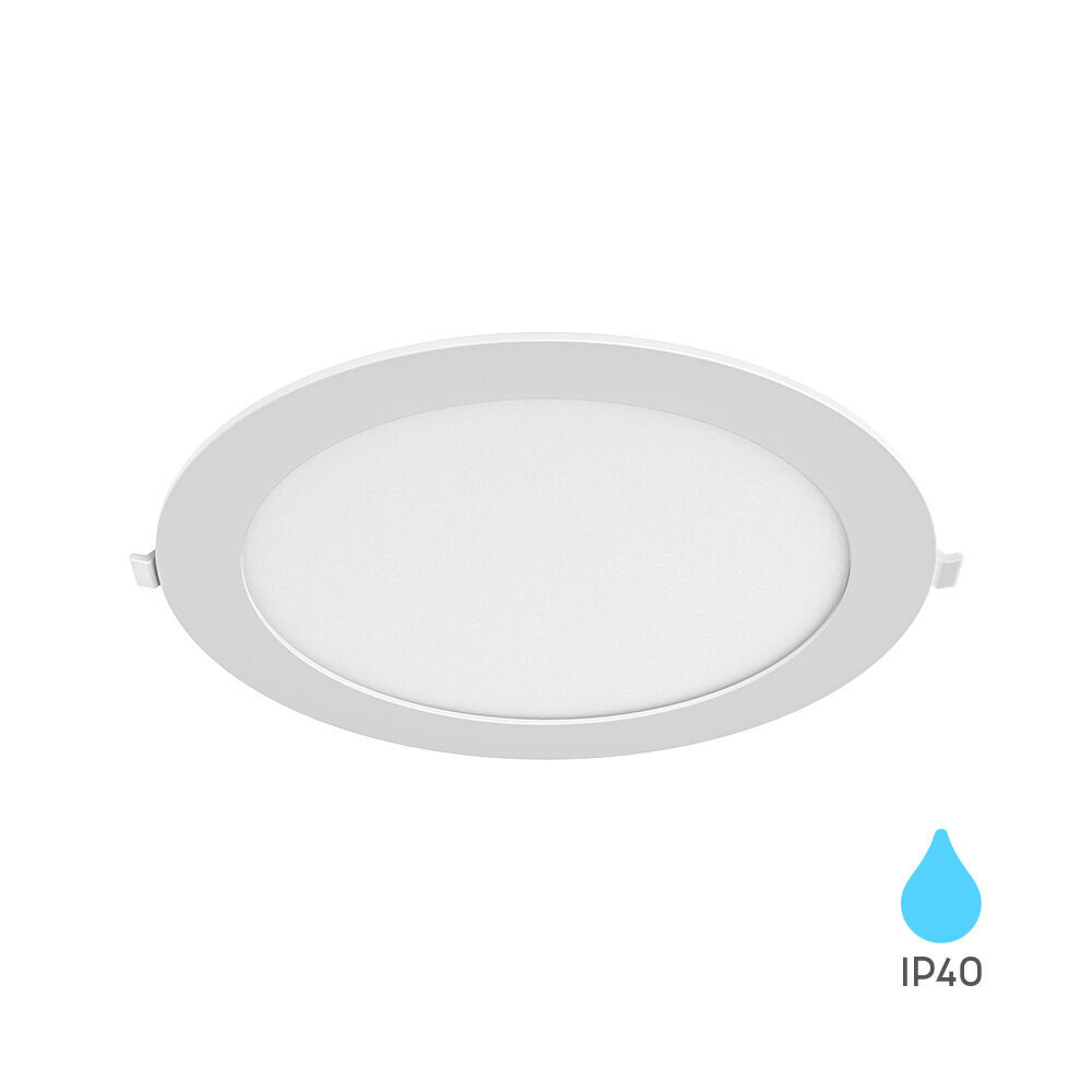 Braytron LED inbouwspot - 18W 1760lm - 3000K - Rond - IP40 Braytron LED inbouwspot - 18W 1760lm - 3000K - Rond - IP40
