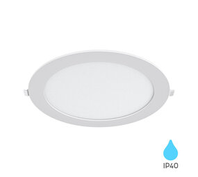 Braytron LED inbouwspot - 18W 1760lm - 3000K - Rond - IP40