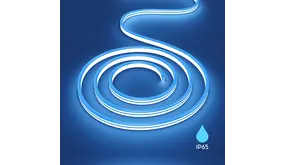 Braytron LED Strip - 100m - 230V AC - 6W 350lm p/m - Blauw - Neon - IP65 Braytron LED Strip - 100m - 230V AC - 6W 350lm p/m - Blauw - Neon - IP65