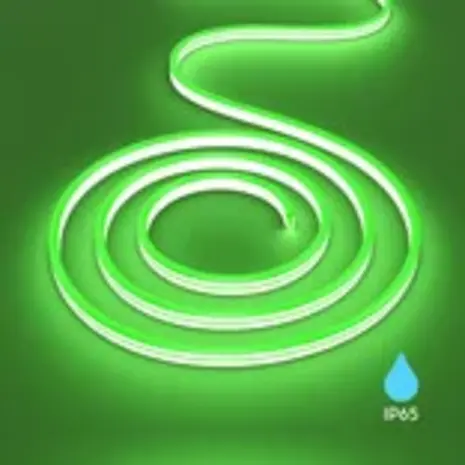 Braytron LED Strip - 100m - 230V AC - 6W 350lm p/m - Groen - Neon - IP65 Braytron LED Strip - 100m - 230V AC - 6W 350lm p/m - Groen - Neon - IP65