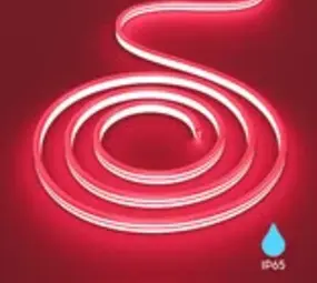 Braytron LED Strip - 100m - 230V AC - 6W 350lm p/m - Rood - Neon - IP65