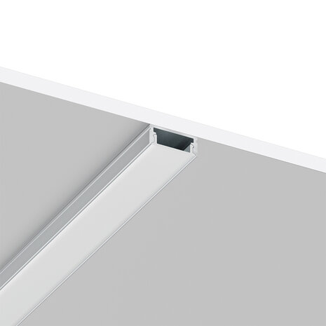 Braytron LED Strip Aluminium Profiel – Opbouwprofiel 2000×17×7mm Zilver