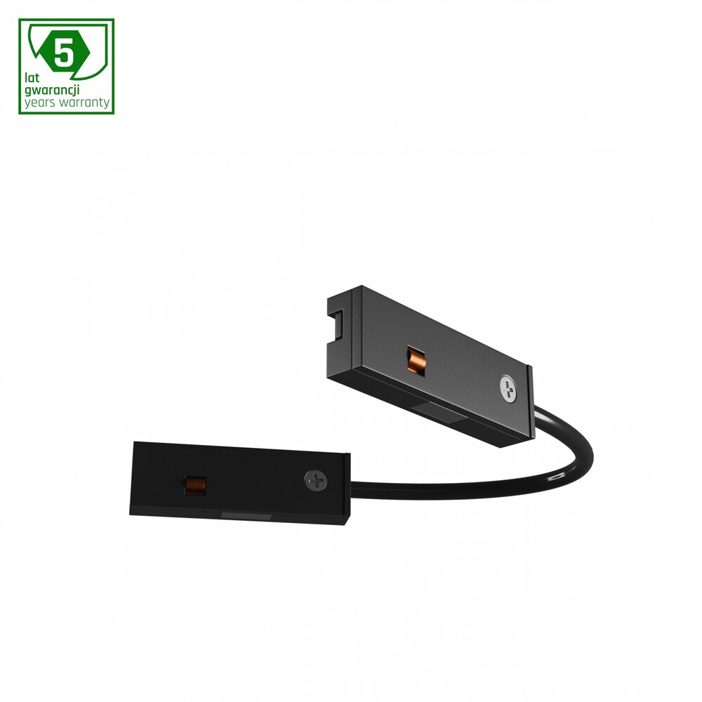 Spectrum voor de installateur LED Railsysteem Mini NANO SHIFT – Elastische Elektrische Connector Zwart