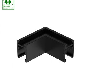 Spectrum voor de installateur SYSTEM SHIFT NANO – Connector "L" Horizontaal Zwart