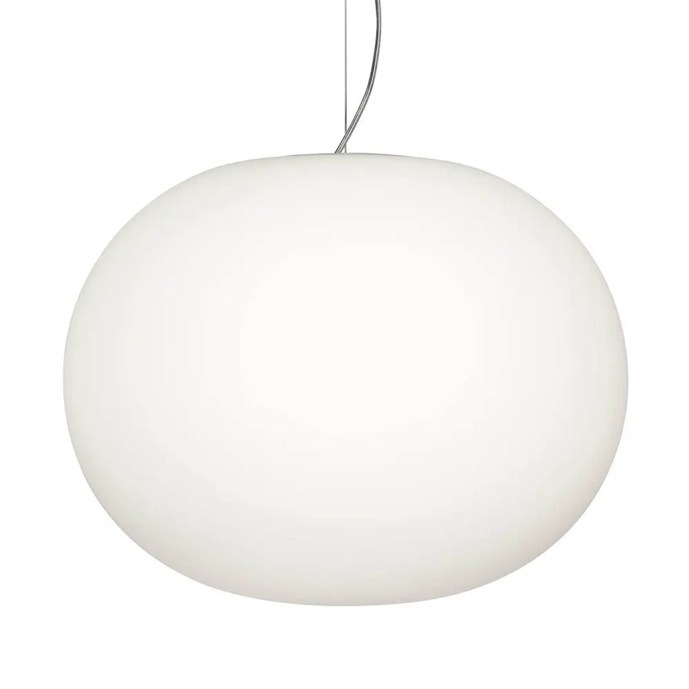 Flos Flos Hanglamp Wit Glo-Ball M - Ø45cm - 1-Lichts E27 Fitting | Designlamp Jasper Morrison