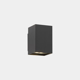 Leds-C4 LED Wandlamp Dubbel IP55 -  Zwart Cube Afrodita Power 150MM - Up and Down - 2-Lichts - 21.6W 3000K 830 Warm Wit  |  150x100x100MM