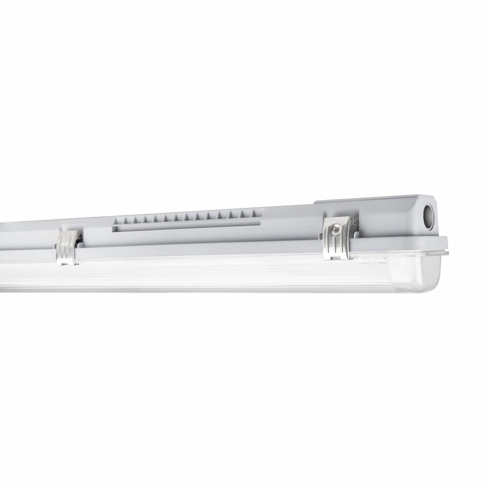 Ledvance LED TL Buis Armatuur Montagebalk 150cm IP65 – Waterdicht | IK08 - G13 Fitting | 1-Lichts | Alleen voor LED Buis | Max 30W Ledvance LED TL Buis Armatuur Montagebalk 150cm IP65 – Waterdicht | IK08 - G13 Fitting | 1-Lichts | Alleen voor LED Buis | Max 30W