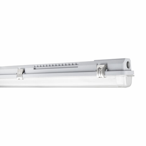 Ledvance Zakelijk: Professionele LED Verlichting & Armaturen LED TL Buis Armatuur Montagebalk 150cm IP65 – Waterdicht | IK08 - G13 Fitting | 1-Lichts | Alleen voor LED Buis | Max 30W
