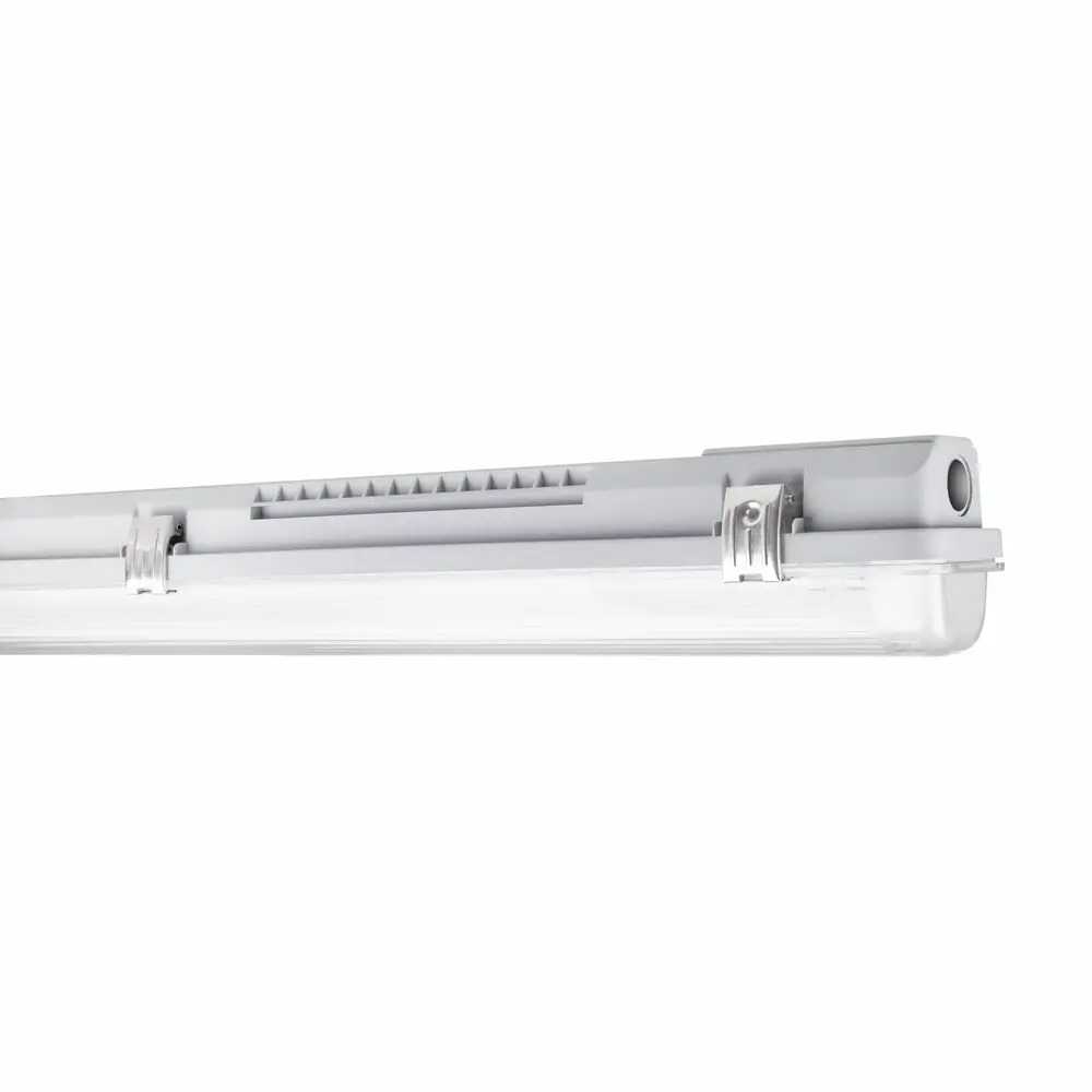 Ledvance Zakelijk: Professionele LED Verlichting & Armaturen LED TL Buis Armatuur Montagebalk 150cm IP65 – Waterdicht | IK08 - G13 Fitting | 1-Lichts | Alleen voor LED Buis | Max 30W