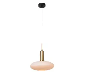 Lucide SINGALA - Hanglamp - Ø 30 cm - 1xE27 - Mat Goud / Messing