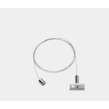 Leds-C4 LED Spanningsrail toebehoren - Zilver | 2 Meter Pendelset