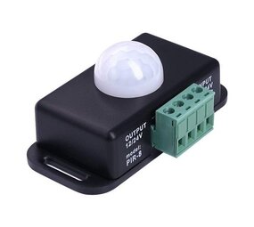 LCB LED Europe  PIR Bewegingssensor 12-24V DC - Geschikt voor Ledstrip