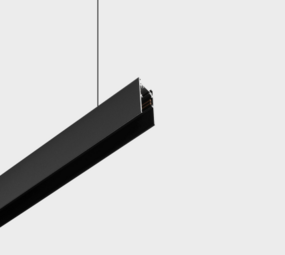 Leds-C4 LED Spanningsrail - 3 Meter - Zwart - 53.7x26x3000mm | 48V Rail