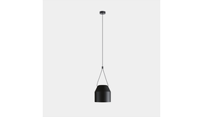 Hanglamp - Attic - Ø80cm - 1xE27 - Aluminium Zwart | Max 15W Hanglamp - Attic - Ø80cm - 1xE27 - Aluminium Zwart | Max 15W