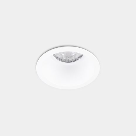 LED Downlight IP54 - Lite Deep verzonken - Mat Wit - 89mm - 8.5W 639Lm - 2700K Extra warm wit | Zaagmaat 70mm