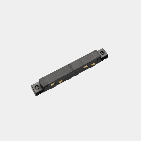 LED Spanningsrail Toebehoren - Koppelstuk - Zwart - 48V | 48V Spanningsrail
