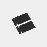 Leds-C4 LED Spanningsrail Toebehoren - Eindkapje - Zwart | 2 Stuks